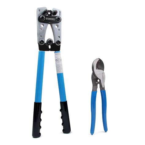 Buy Knoweasy Battery Cable Lug Crimping Tool with Wire Cutter - Crimp ...