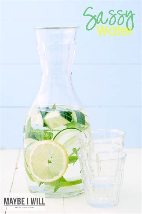 Sassy Water Recipe | Water met een smaakje, Detox drinks, Water infusie recepten