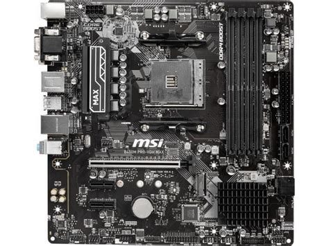 MSI PRO B450M PRO-VDH MAX Micro ATX AMD Motherboard - Newegg.ca