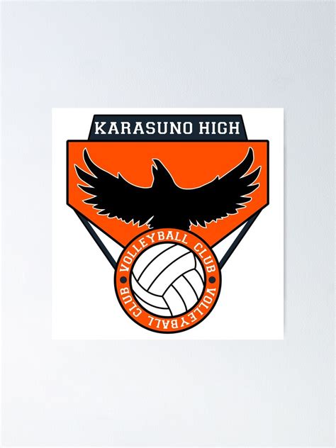 "Karasuno High - Volleyball Club Logo" Poster by kagegfx | Redbubble