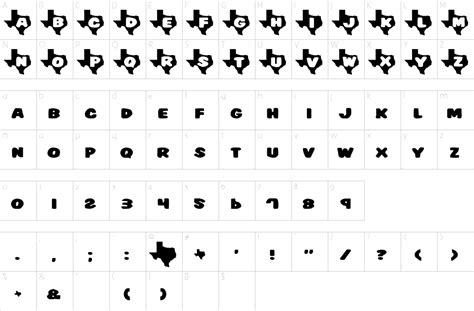 Texas Font - 1001 Free Fonts