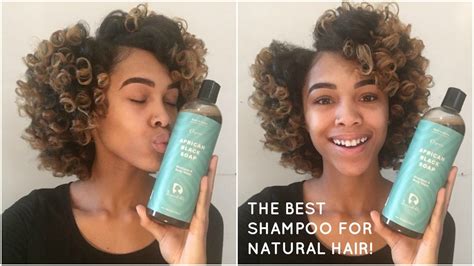 BEST SHAMPOO For Natural Hair | African Black Soap - YouTube
