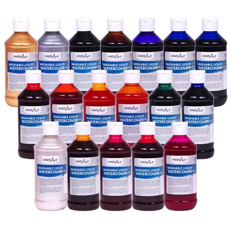 Liquid Watercolor 8 oz. - Set of 18