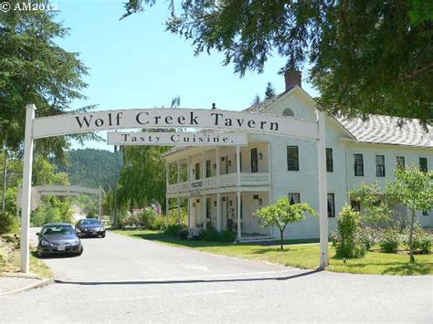 Wolf Creek, Oregon is famous for the Wolf Creek Inn, a national ...