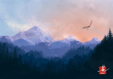 Flat Landscape by keliKL on DeviantArt