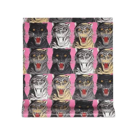 Gucci - Tiger Face Print Wallpaper | Lyst