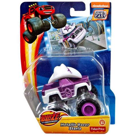 Blaze & the Monster Machines Metallic Starla Diecast Car - Walmart.com - Walmart.com