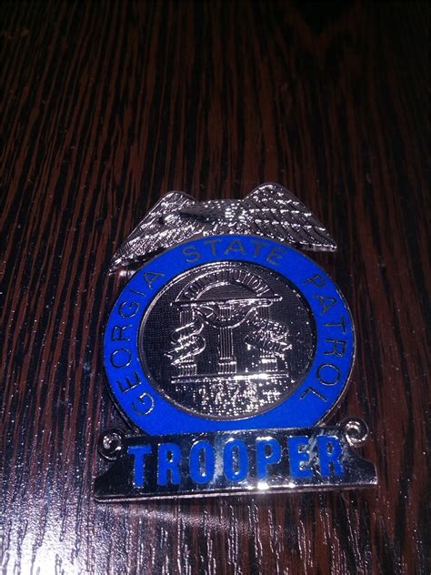 Collectors-Badges Auctions - Georgia state patrol trooper badge