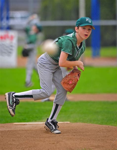 Little League Baseball Pitcher Editorial Photo - Image: 19581401