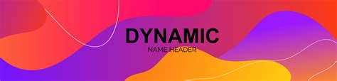 Dynamic Name Header Template - Edit Online & Download Example | Template.net