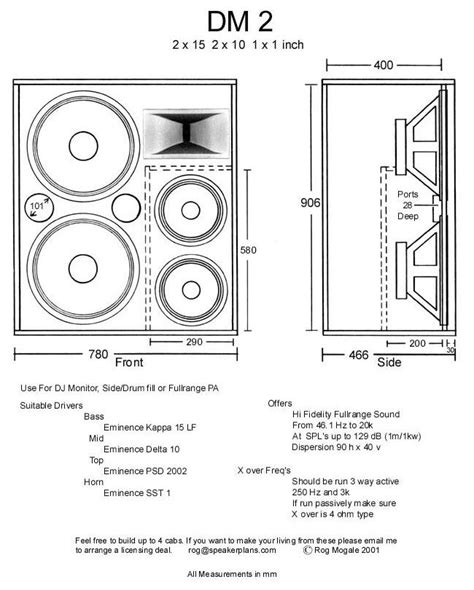 301 best ideas about Speaker Plans on Pinterest | Subwoofer box design ...