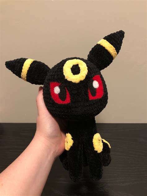 Umbreon Inspired Crocheted Plush Chibi Style - Etsy