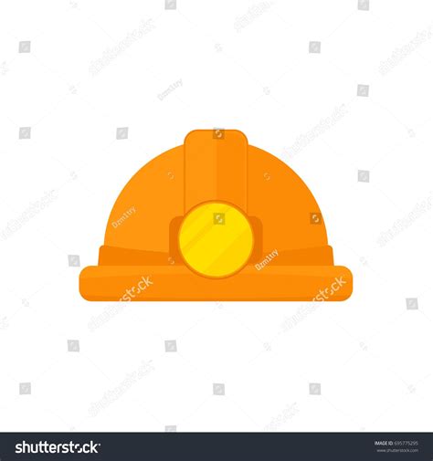 Coal miner hat icon. Vector illustration isolated on white background | Vector illustration ...