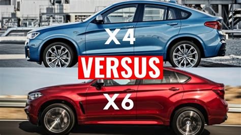 BMW X6 VS X4 SUV - YouTube