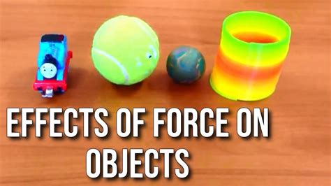 How Force can change Position, motion, shape, size and direction of objects | Effects of Force ...