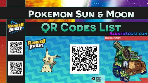 Legendary pokemon ultra sun qr codes - wetvsa