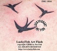 Dancing Swallows Tattoo Design – LuckyFishArt