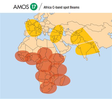 Satellite Coverage Maps | AMOS by Spacecom