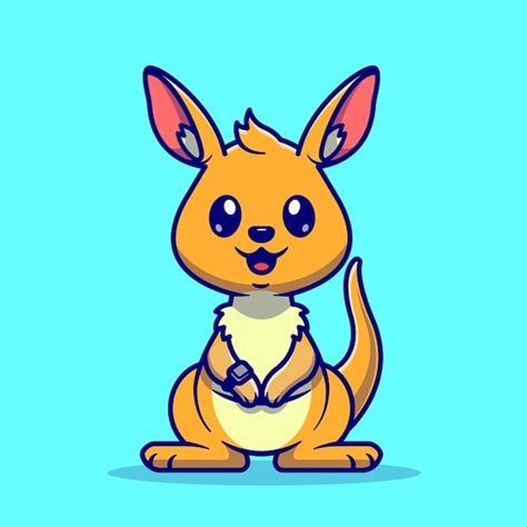 Cute Kangaroo Drawing