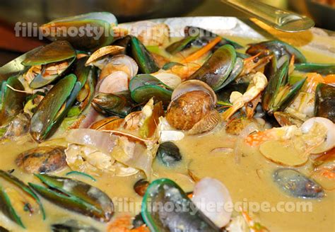 Ginataang Seafood RecipeFilipino Style Recipe | Filipino Style Recipe