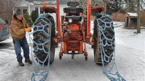 Installing Tractor Tire Chains