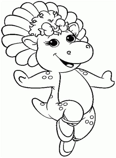 Baby Bop Coloring Pages - Coloring Home