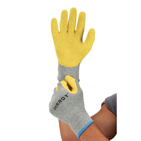 Coated Rubber Grip Gloves, X-Large