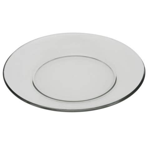 Clear Glass Dinner Plate - 10.5 inches (10 Count) - Destination Events