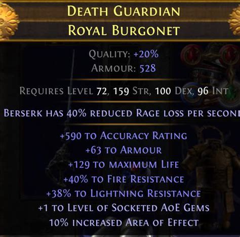 New Berserker Helm.. Check! : r/pathofexile