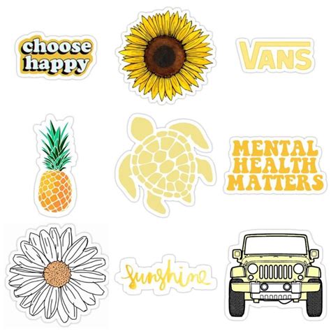 yellow sunny honey stickers | Honey sticker, Iphone case stickers, Aesthetic stickers