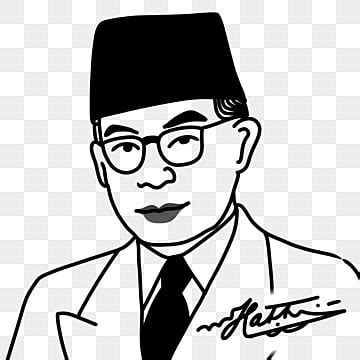 indonesia independence,hero,vice president,the proclamator,indonesia,indonesian,white,black,drs ...