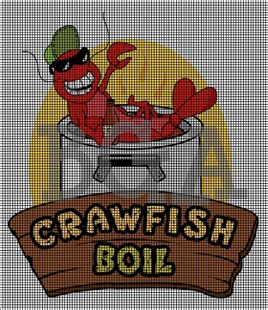 Crawfish Boil Crochet Pattern-CGFD-105582