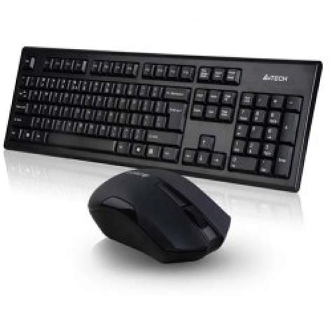 A4 Tech 4200N Black Wireless Keyboard & Padless Mouse Combo With Bangla - Samantacomputer -Best ...