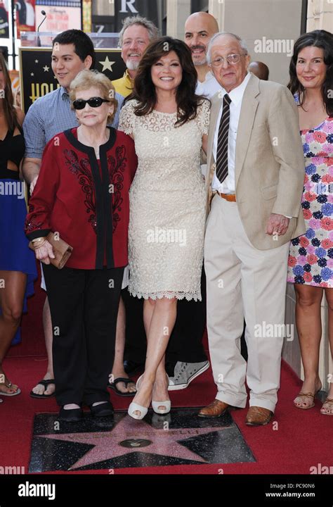 Valerie Bertinell and her parents and family honored with a Star on the Hollywood walk of Fame ...