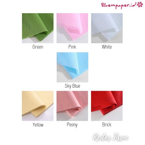 Jual Flower Wrapping Kertas Tissue / 5 Lembar / 20 Lembar / Flower Paper / Kertas Bunga Kertas ...