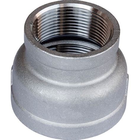 304 Stainless Steel Couplings: 11/2" X 1/2" REDUCING COUPLING 304 SS FNPT X FNPT