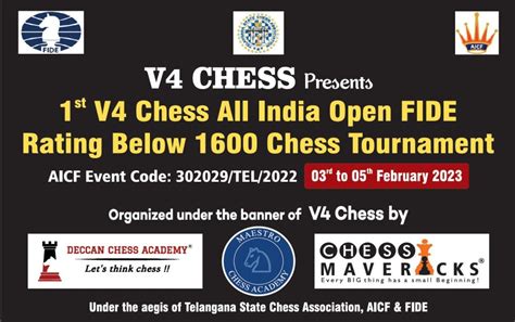 V4 Chess presents 1st Bishan Singh Ji Memorial All India Open FIDE ...