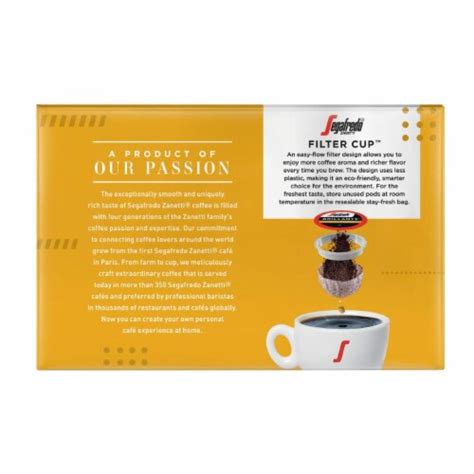 Segafredo Coffee Brillante Light Roast Single Serve Pods, 10 ct - Kroger