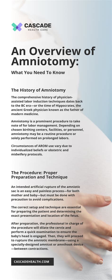 An Overview of Amniotomy: What You Need To Know