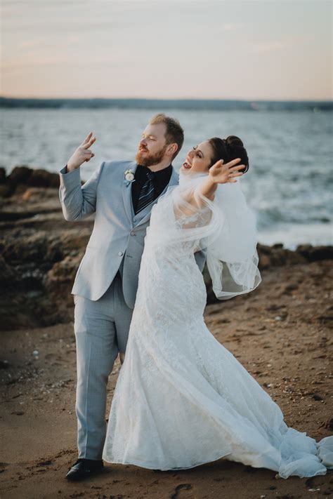 A Fall Beach Wedding in Long Island - Lucie B. Photography