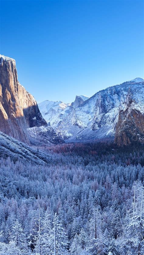 Yosemite during the winter Wallpaper 4k HD ID:5911