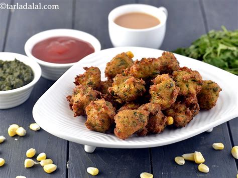 corn pakora recipe | corn pakoda | sweet corn pakoda | corn bhajiya