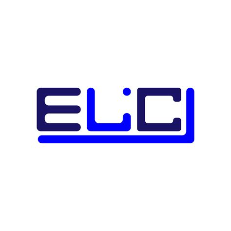 ELC letter logo creative design with vector graphic, ELC simple and ...