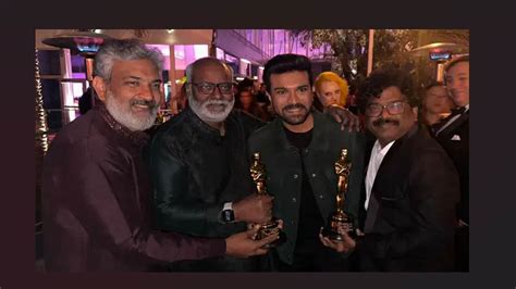 Oscars 2023: Exhilarated Winners MM Keeravani, SS Rajamouli & RRR ...