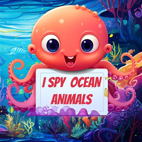 I Spy Ocean Animals: Alphabet Adventure with Interesting Facts for Kids Ages 2-10 by Charles ...