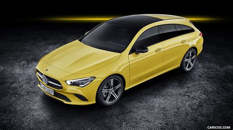 2020 Mercedes-Benz CLA Shooting Brake (Color: Sun Yellow) - Front Three ...