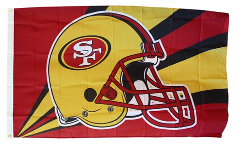 Buy San Francisco 49ers - 3' x 5' NFL Polyester Flag | Flagline