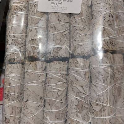 White Sage Smudge Wholesale Bulk Bundles: Choose 1, 2, 3, 5, 10, 20, 50, or 100 Sticks 4 White ...