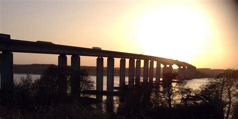 image orwell bridge ipswich at sunset | Got harassed by yobs… | Flickr