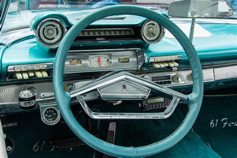 1961 Plymouth Fury Dashboard Photograph by Classic Visions